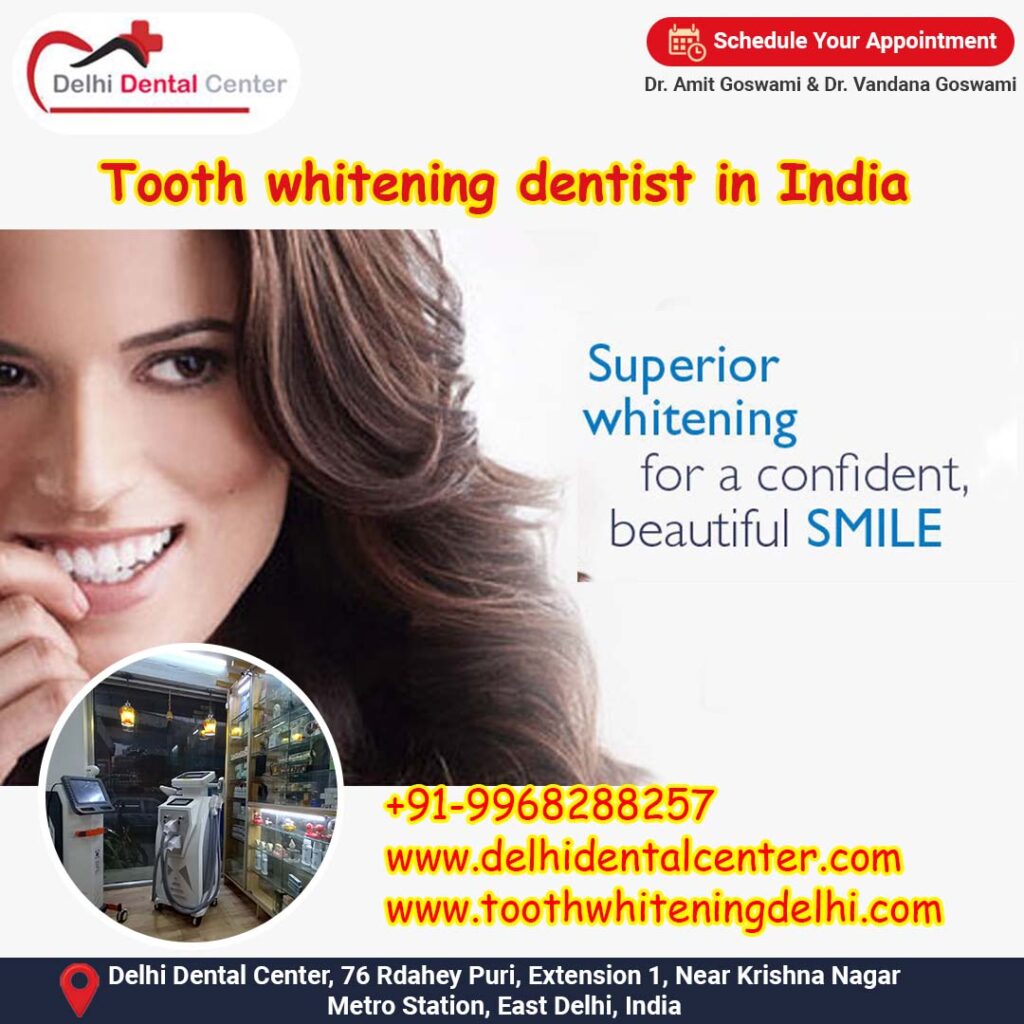 Best Top Teeth Whitening, Tooth Whitening Treatment, Teeth whitening smile enhancement clinic in India